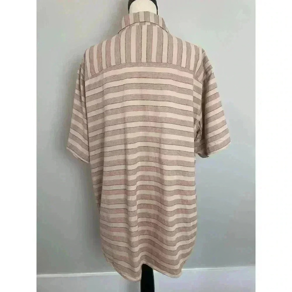 Columbia Sport Performance Snap Button Down Striped Men's Sz XXL - Picture 6 of 10